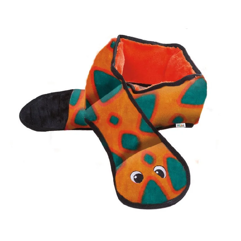 - Parrot toy selection- Parrot toy selectionOutward Hound Invincibles Orange Blue 6 Squeaker Snake