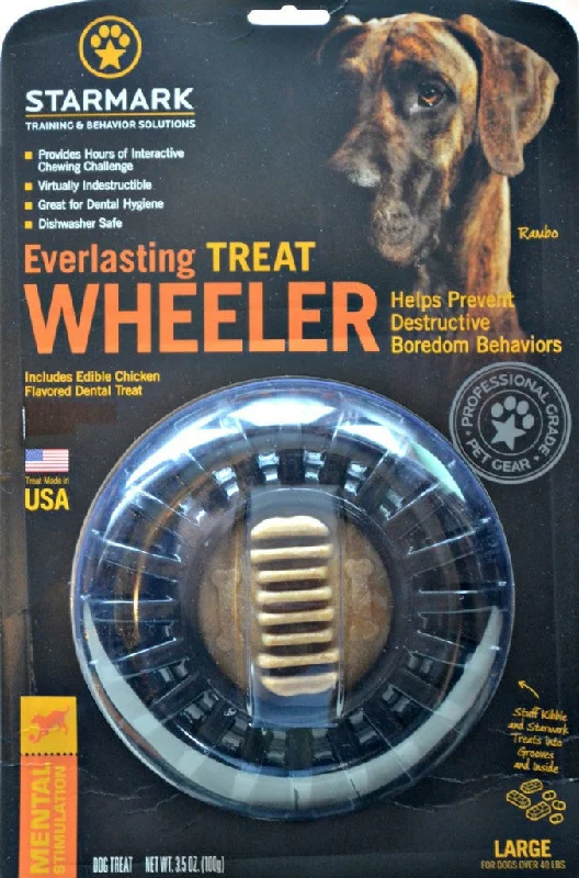 - Travel pet toy recommendations- Travel pet toy recommendationsMedium Starmark Everlasting Treat Wheeler Dog Toy