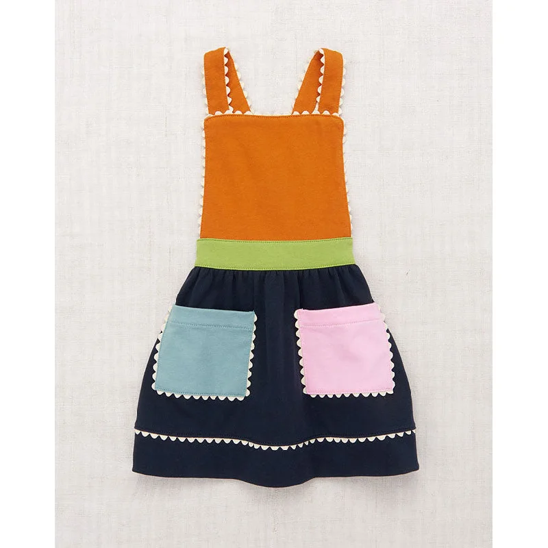 ---Misha and Puff  Ink Colorblock Selma Pinafore