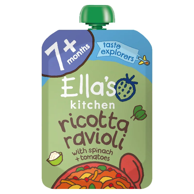 - Postoperative pet anti-licking Elizabethan collarElla's Kitchen Organic Spinach & Ricotta Ravioli Baby Food Pouch 7+ Months 130g