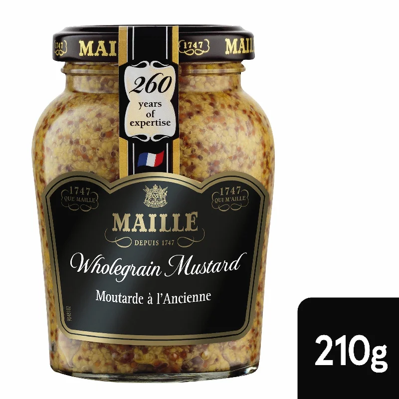 - Postoperative pet anti-licking Elizabethan collarMaille Wholegrain Mustard 210g