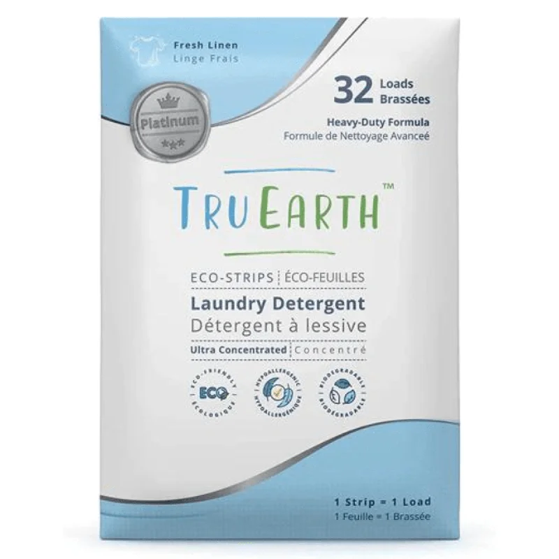 - Pet tear stain cleaning wipesTru Earth Eco-strips Fresh Linen Laundry Detergent (32 count) #10086435