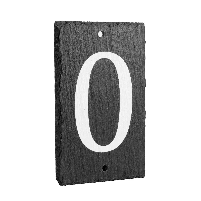 - Winter warm clothes for short-haired dogsNumber 0 Slate House Sign - By Nicola Spring