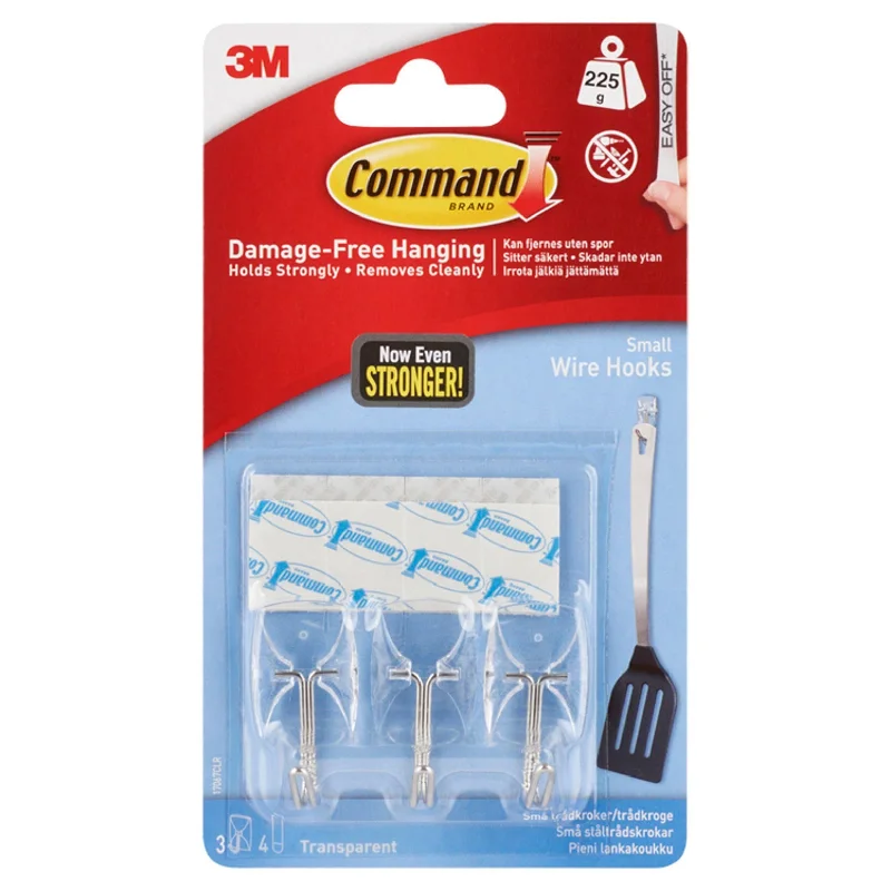 - Cat anti-jump window safety netCommand Clear Utensil Hooks x3