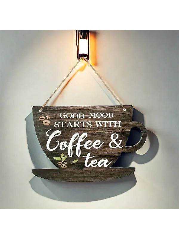 - Custom pet birthday cake1pc Rustic Coffee & Tea Wooden Sign, 11.8 Inches Farmhouse Kitchen Decor For Coffee Lovers, Vintage Indoor & Outdoor Festive Wall Decor, Perfect Gift For Home Bar - Wood Cup Shaped With Rope Hanging