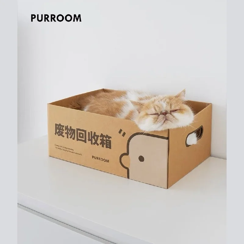 ---PURROOM Cat 'Recycle' Scratching Box