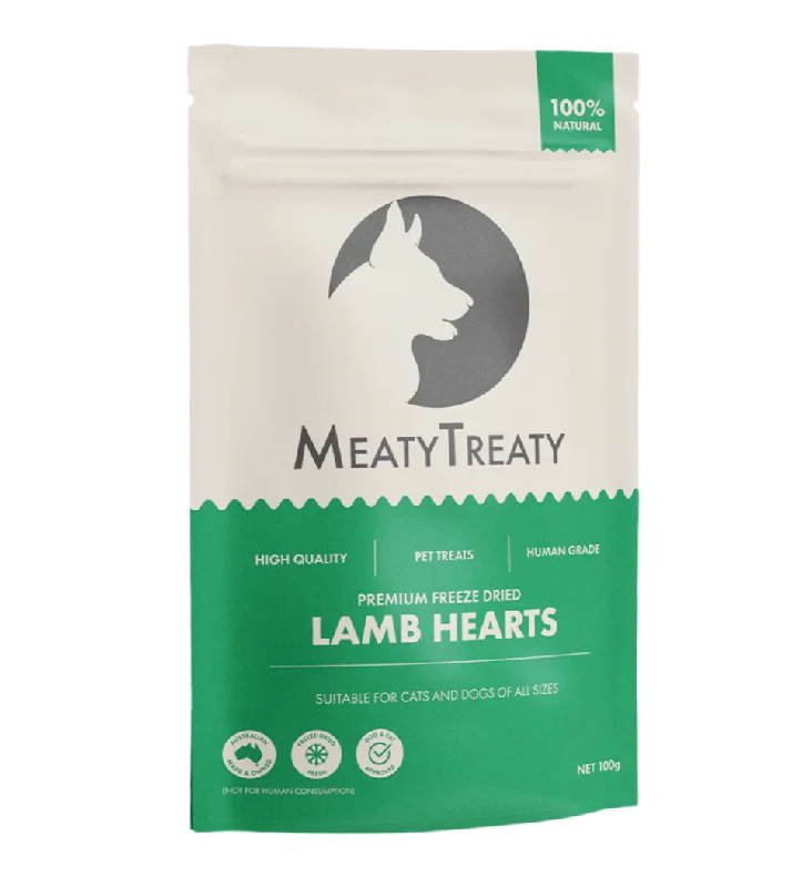 - Special food for senior dogsLamb Hearts 100g