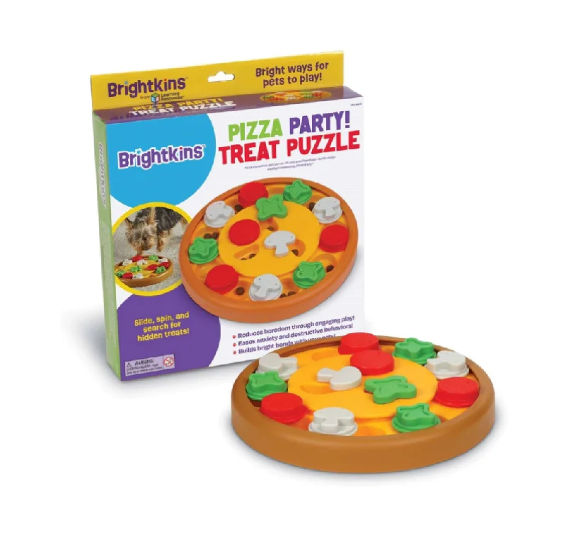 - Special food for senior dogsBrightkins Pizza Party! Interactive Dog Treat & Food Puzzle Toy