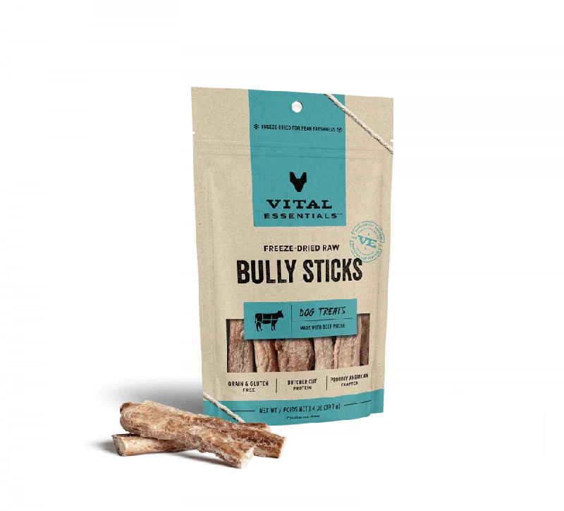 - Winter warm clothes for short-haired dogsVital Essentials Freeze Dried Bully Sticks Dog Treats