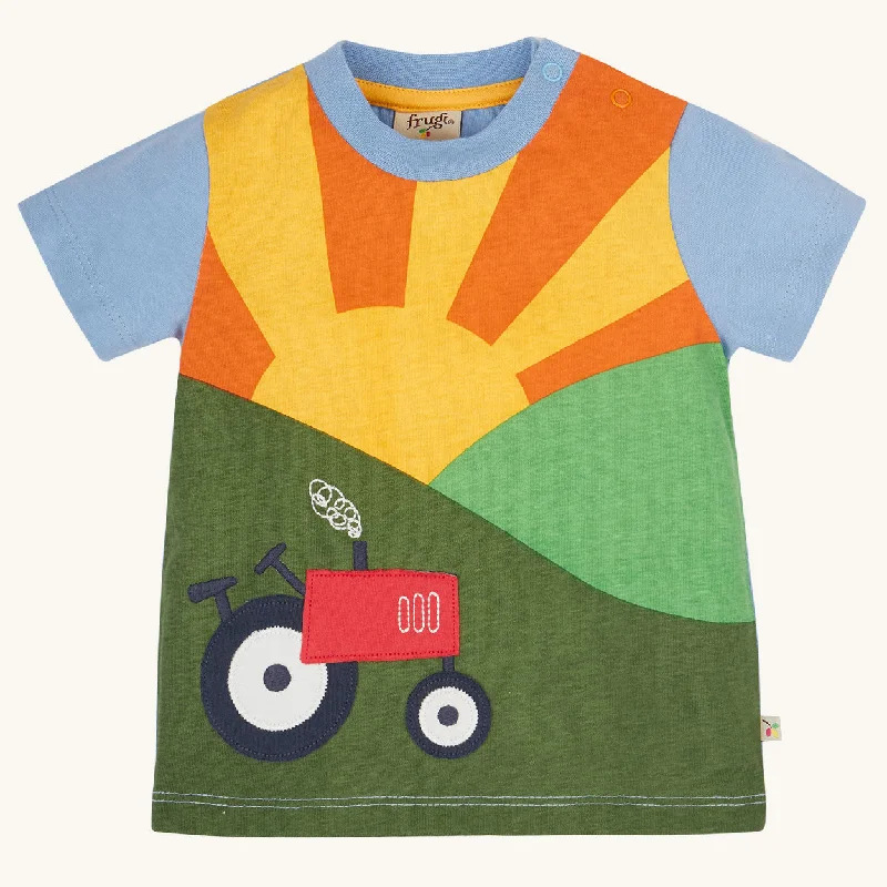 - ​​Pet toys under    yuanFrugi Lori Printed Top Sunshine Tractor