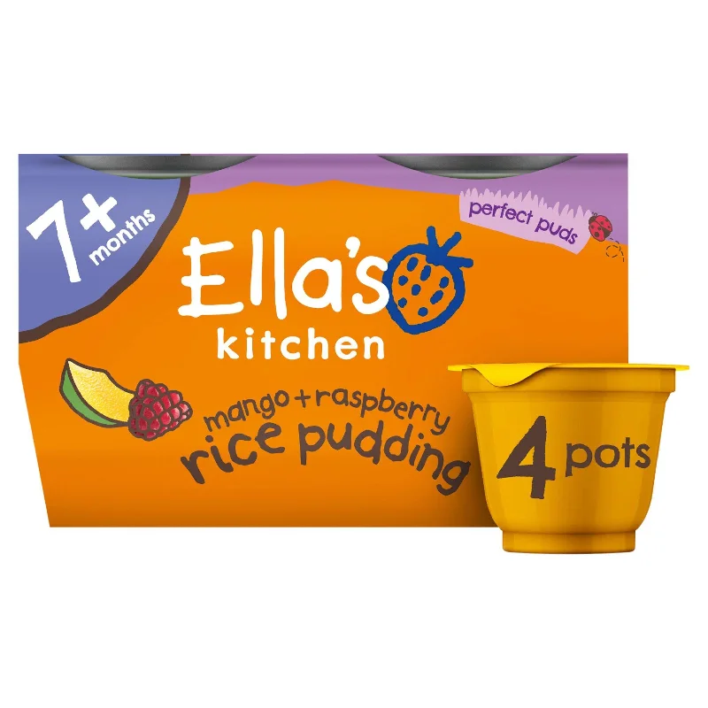 - Elderly dog ​​joint care mattressElla's Kitchen Mango + Raspberry Rice Pudding 7 Months+ 4x80g