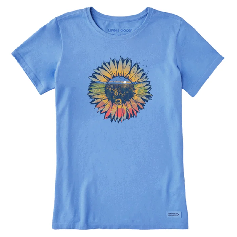 - Winter dog thick down jacketWomen's Sunflowerscape Short Sleeve Tee