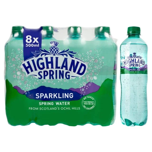 - Cat stress soothing sprayHighland Spring Sparkling Water   8 x 500ml