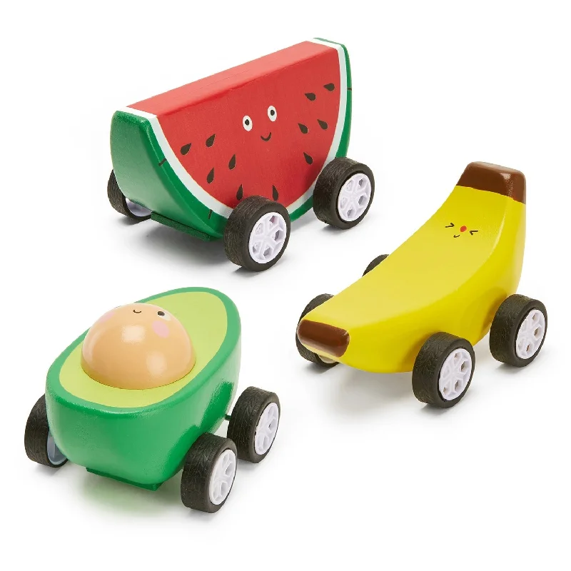 - Rabbit grass rack to prevent waste food boxKidoki Fruit-Fun Pullback Cars