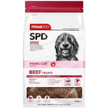 - The effect of dog food on dental healthPrime100 – SPD Prime Cut Treats 100g