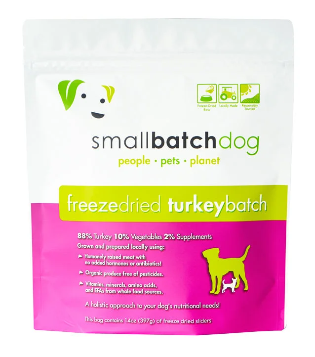 - Natural ingredient dog foodSmallbatch Turkeybatch Freeze Dried Dog Food