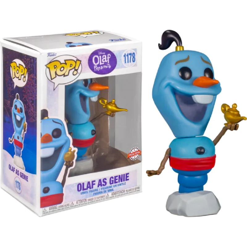  -Anti-scratch scratching board AND cat bed in oneFunko Pop! Disney Olaf Presents: Olaf as Genie #1178