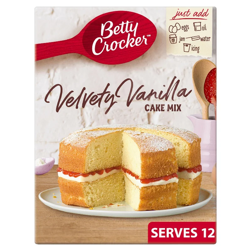 - ​​Pet toys under    yuanBetty Crocker Velvety Vanilla Cake Mix 425g