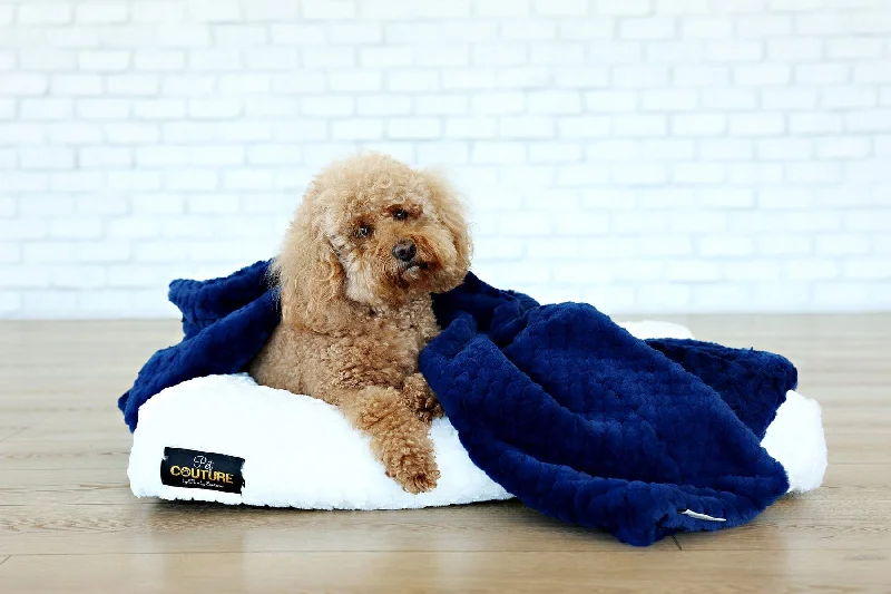 - Pet smart GPS locatorBlue Honeycomb Pet Blanket