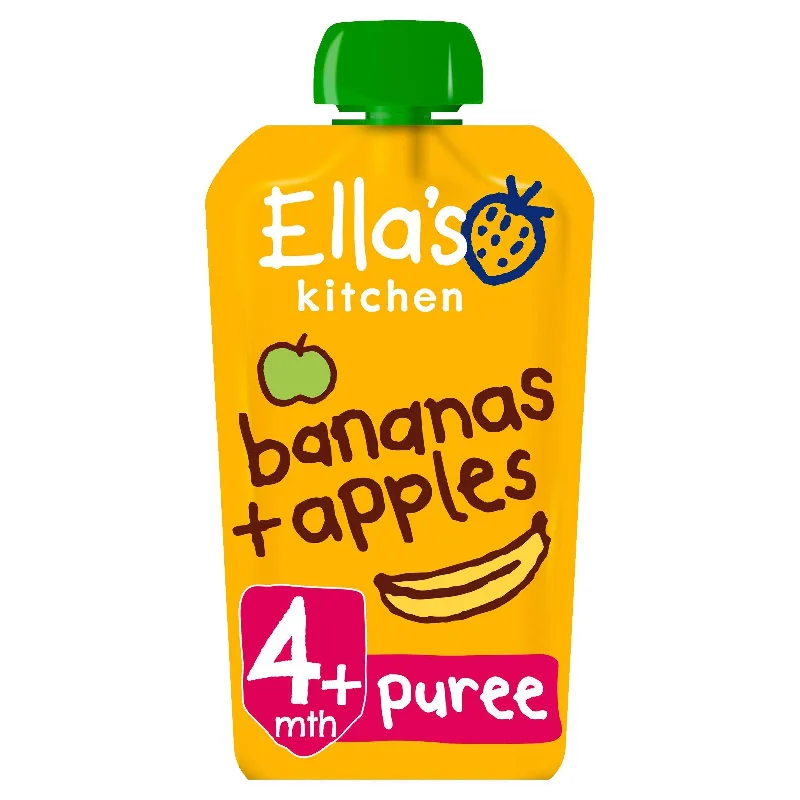 - Degradable pet feces bagElla's Kitchen Organic Bananas & Apples Baby Food Pouch 4+ Months 120g