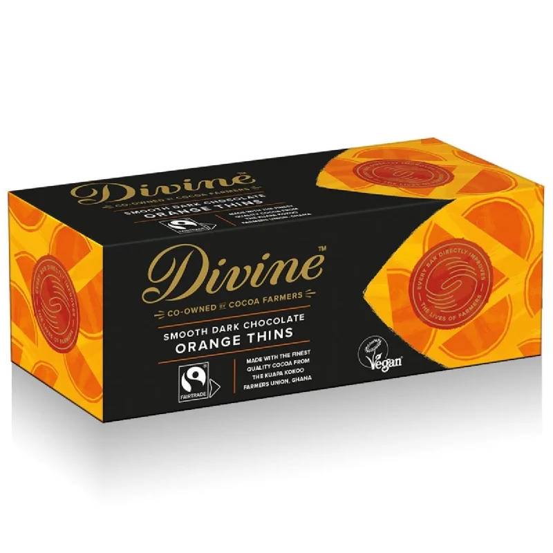 - Remote interactive pet feederDivine Fairtrade Dark Chocolate After Dinner Orange Thins 200g