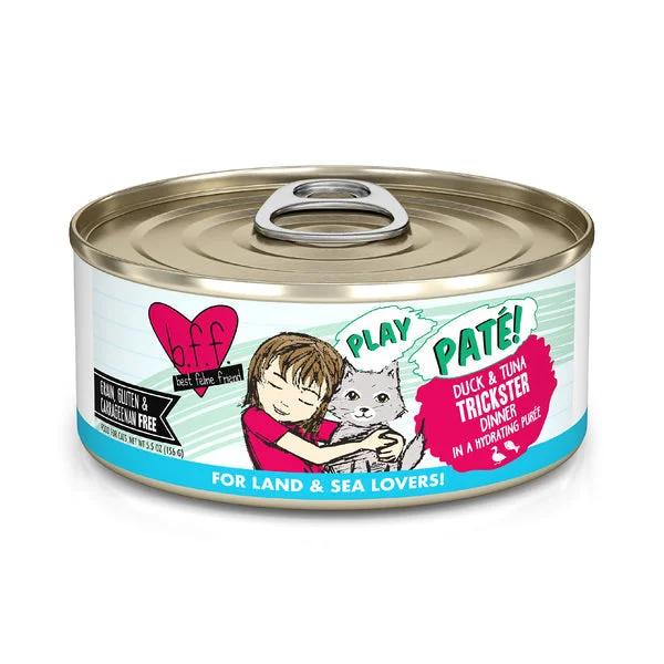    - Orijen cat food reviews  Weruva BFF PLAY Paté Duck & Tuna Trickster Dinner in a Hydrating Purée Cat Food (2.8 Oz Can)