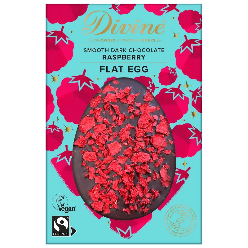 - Summer pet ice matDivine Fairtrade 70% Dark Chocolate Raspberry Flat Easter Egg