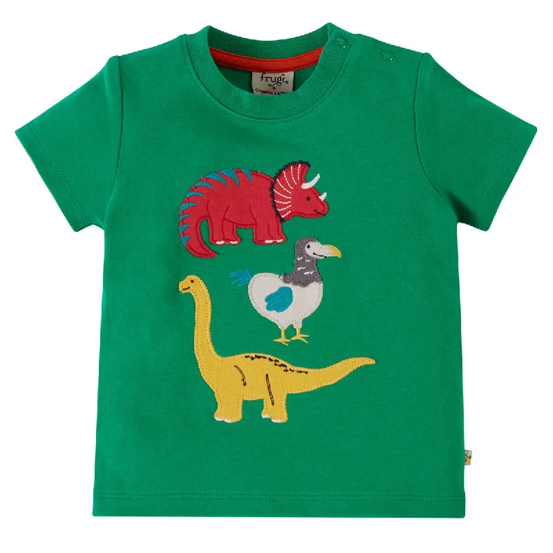  -Non-contact cat thermometerFrugi Little Creature Applique Top Green Dinos