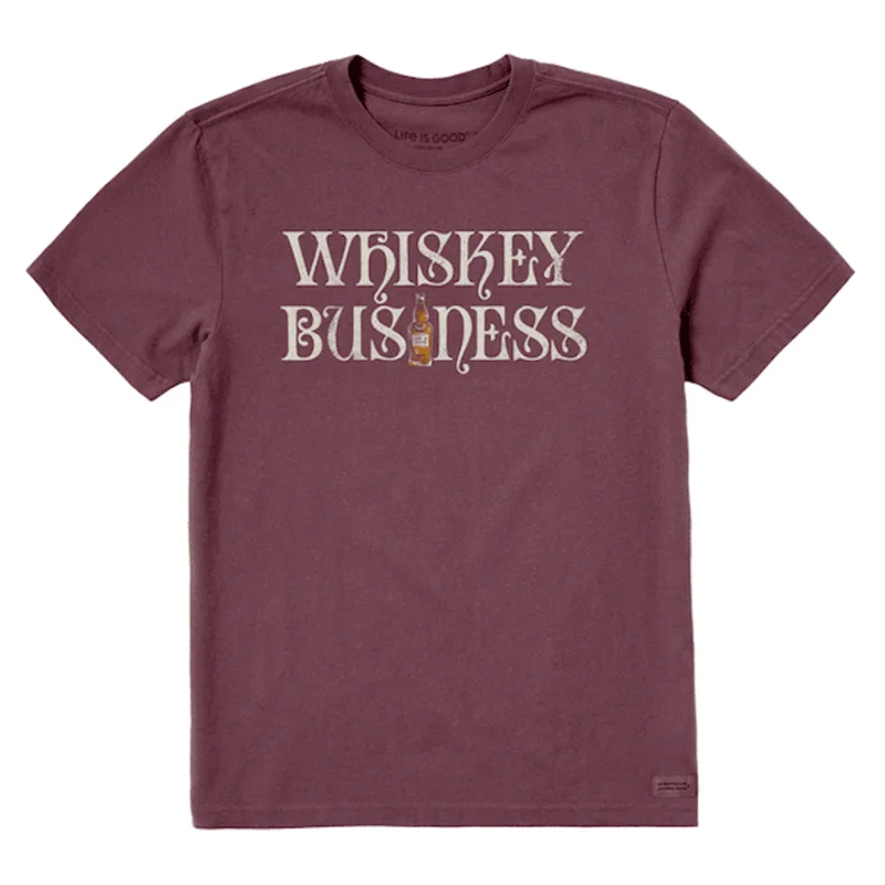 Pet ProductsMen's Whiskey Business Bottle Short Sleeve Tee