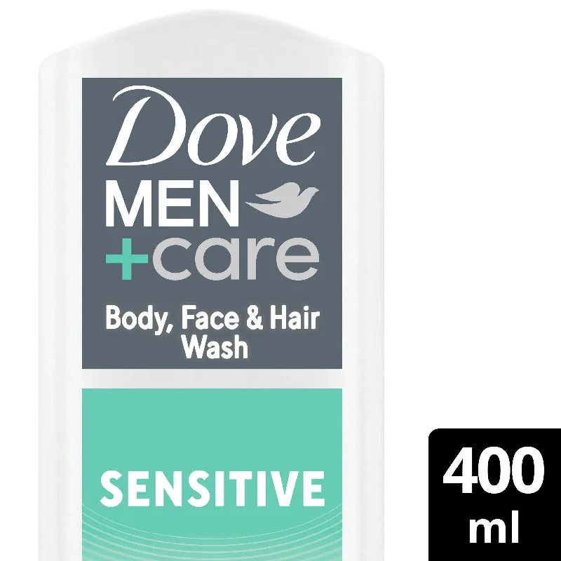 - Organic cotton dog bibsDove Men & Care Sensitive Hair, Face & Body Wash 400ml