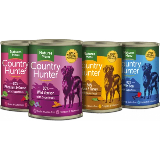 - Air box TSA certified check-inCOUNTRY HUNTER Dog Cans Game Meat Selection Cans 12*400g