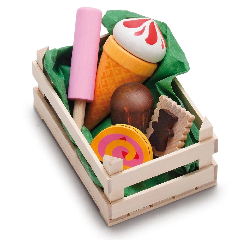 - ​​Christmas pet Christmas clothingErzi Assorted Candies Wooden Play Food Set