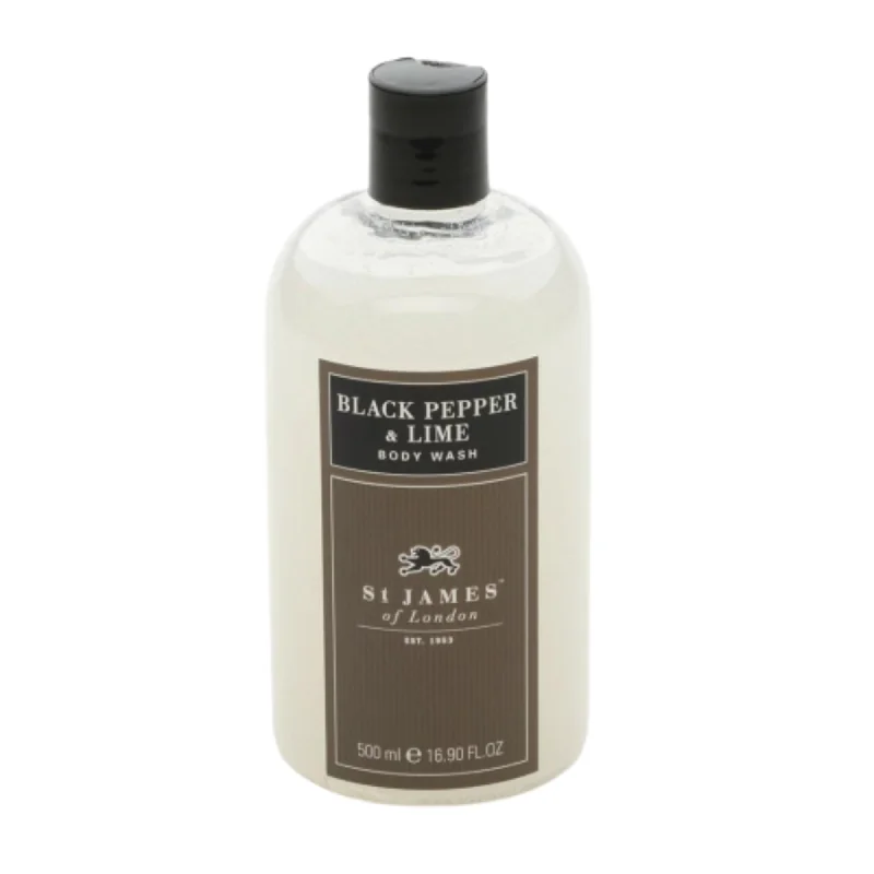 - Dog disposable foam shower gelSt. James of London Black Pepper & Lime Body Wash (16.90 fl oz) #10086338