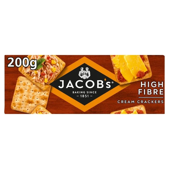 - Deodorizing cat litter tofu litterJacob's High Fibre Cream Crackers   200g