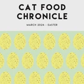    - Cat food for dental health  Cat Food Chronicle March 2024 - Carrot Cake, Mini Egg Cookies and Lemon Meringue Rocky Road - Digital Download