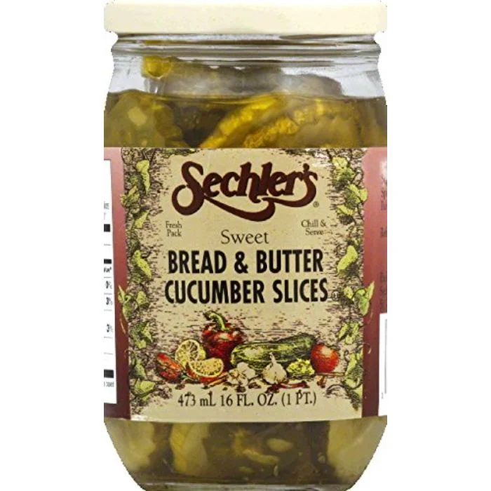 - Natural latex pet mattressSechler's Bread and Butter Pickles 16 oz - Pack of 6