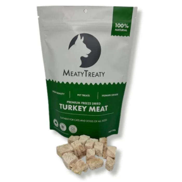 - Weight loss dog foodMeaty Treaty Freeze Dried Australian Turkey Cat & Dog Treats 80g