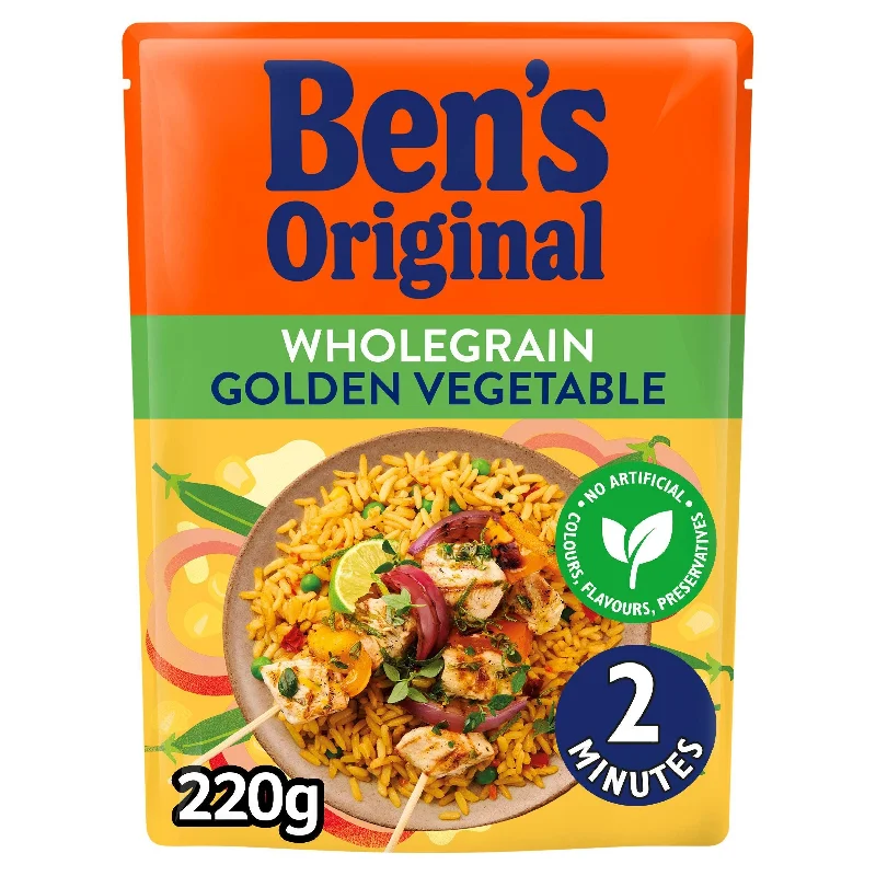 - Winter warm clothes for short-haired dogsBen's Original Wholegrain Golden Vegetable Microwave Rice 220g