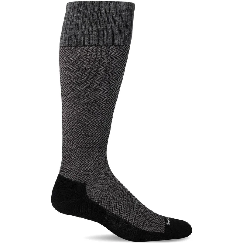 - Remote interactive pet feederWomen's Herringbone Firm Compression Knee High Sock - Black