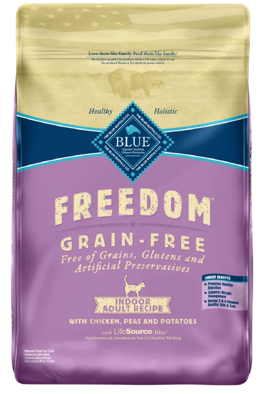    - Purina Pro Plan cat food palatability  Blue Buffalo Freedom Grain-Free Indoor Adult Chicken Recipe Dry Cat Food