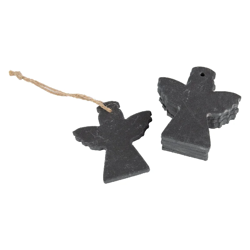  -Non-contact cat thermometerAngel Slate Christmas Tree Decoration - Pack of Six - By Nicola Spring