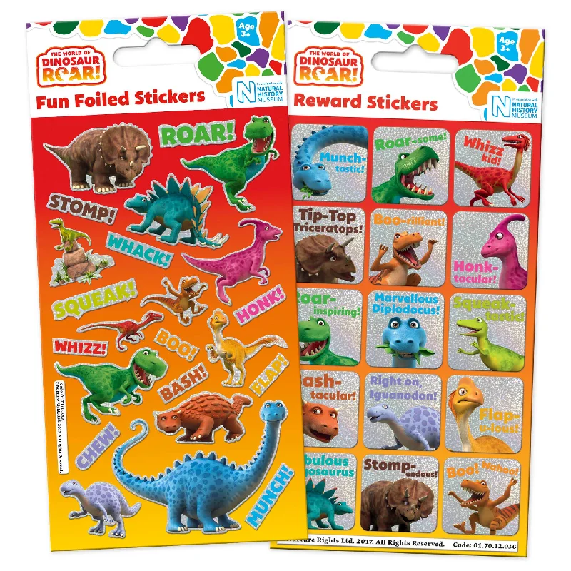 - Custom pet birthday cakeMake Believe Ideas Dinosaur Roar Stickers