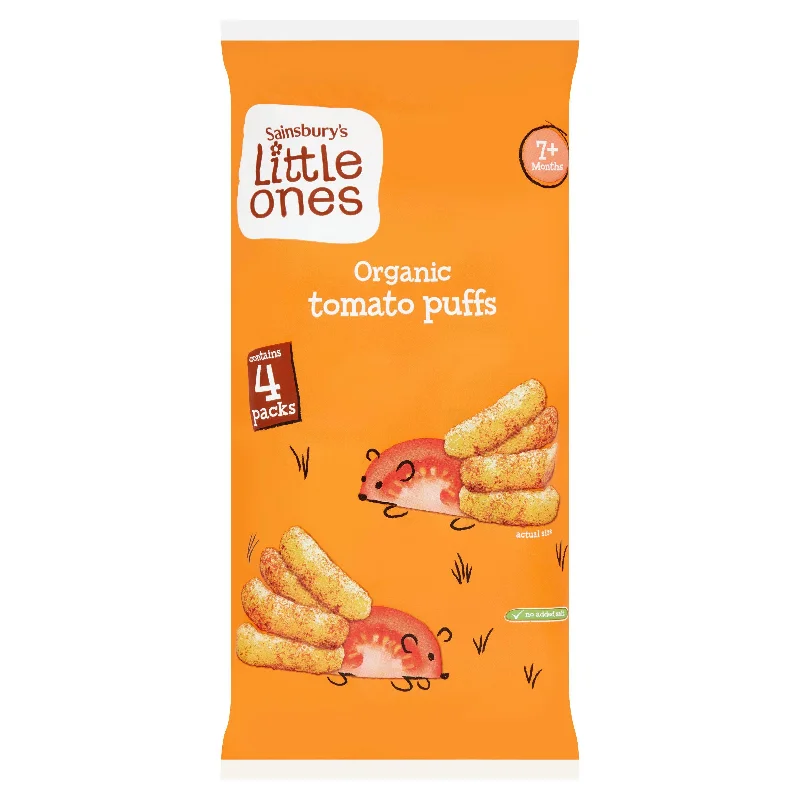 Pet ProductsSainsbury's Little Ones Organic Tomato Puffs 7+ Months 4x12g