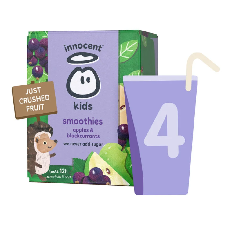  -Splash-proof food bowl AND Anti-choking slow food bowlInnocent Kids' Apple & Blackcurrant Smoothies