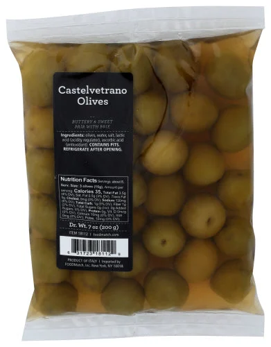 - Foldable and portable cat bagDivina - Olives Castelvetrano Pouch, 7 Oz (Pack Of 18)