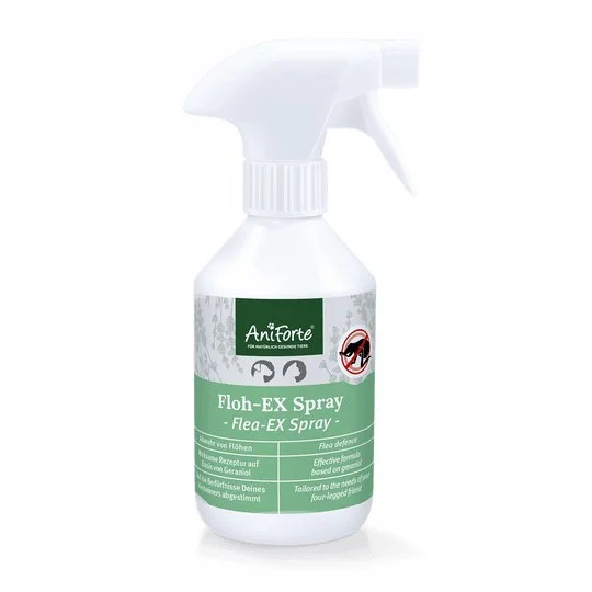 - Air box TSA certified check-inANIFORTE Flea-EX Spray 250ml - Natural Flea Treatment for Dogs & Cats