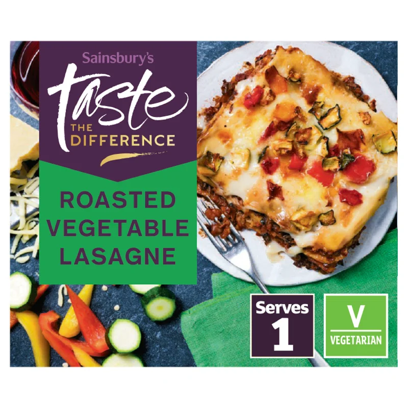  -Splash-proof food bowl AND Anti-choking slow food bowlSainsbury's Roasted Vegetable Lasagne Ready Meal For 1, Taste the Difference 400g