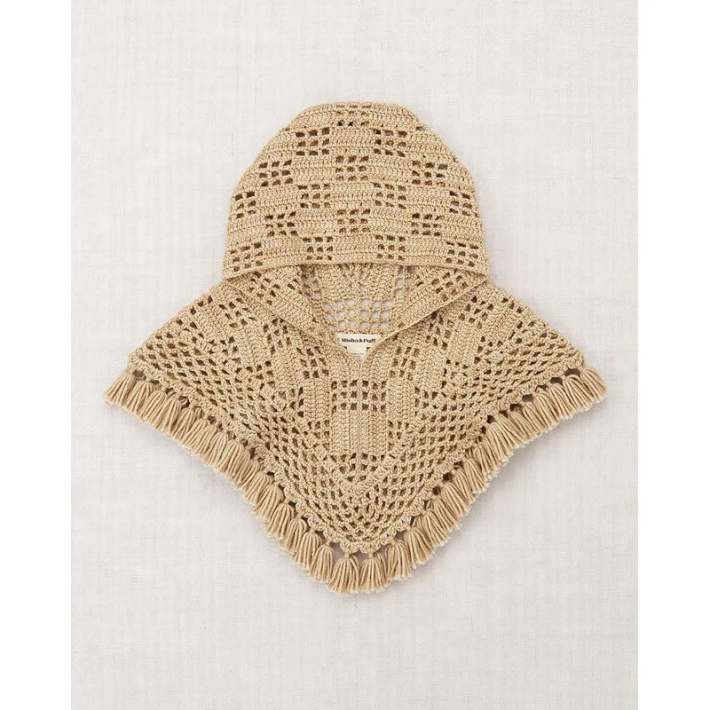 - Hamster silent running wheel to prevent chewingMisha and Puff  Alabaster Lattice Crochet Hooded Capelet