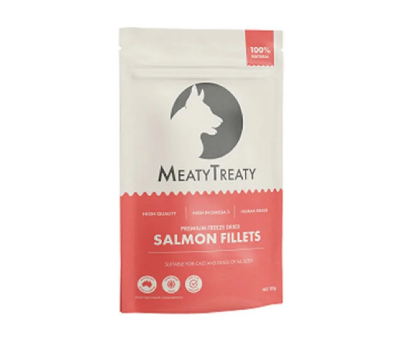 - Tear stain dog foodMEATY TREATY PREMIUM FREEZE DRIED CATS & DOGS TREAT SALMON FILLET 80G