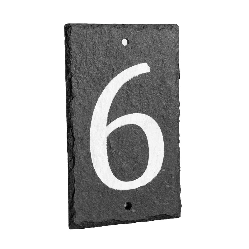 - Deodorizing cat litter tofu litterNumber 6 Slate House Sign - By Nicola Spring